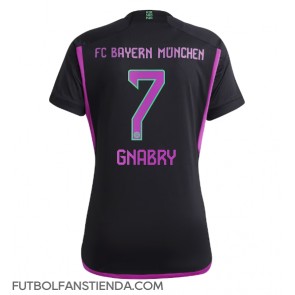 Bayern Munich Serge Gnabry #7 Segunda Equipación Mujer 2023-24 Manga Corta